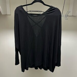 Black top with cross cross back